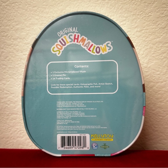 Squishmallow MAUI the PINEAPPLE COLLECTOR’S TIN NEW UNOPENED - Picture 2 of 5